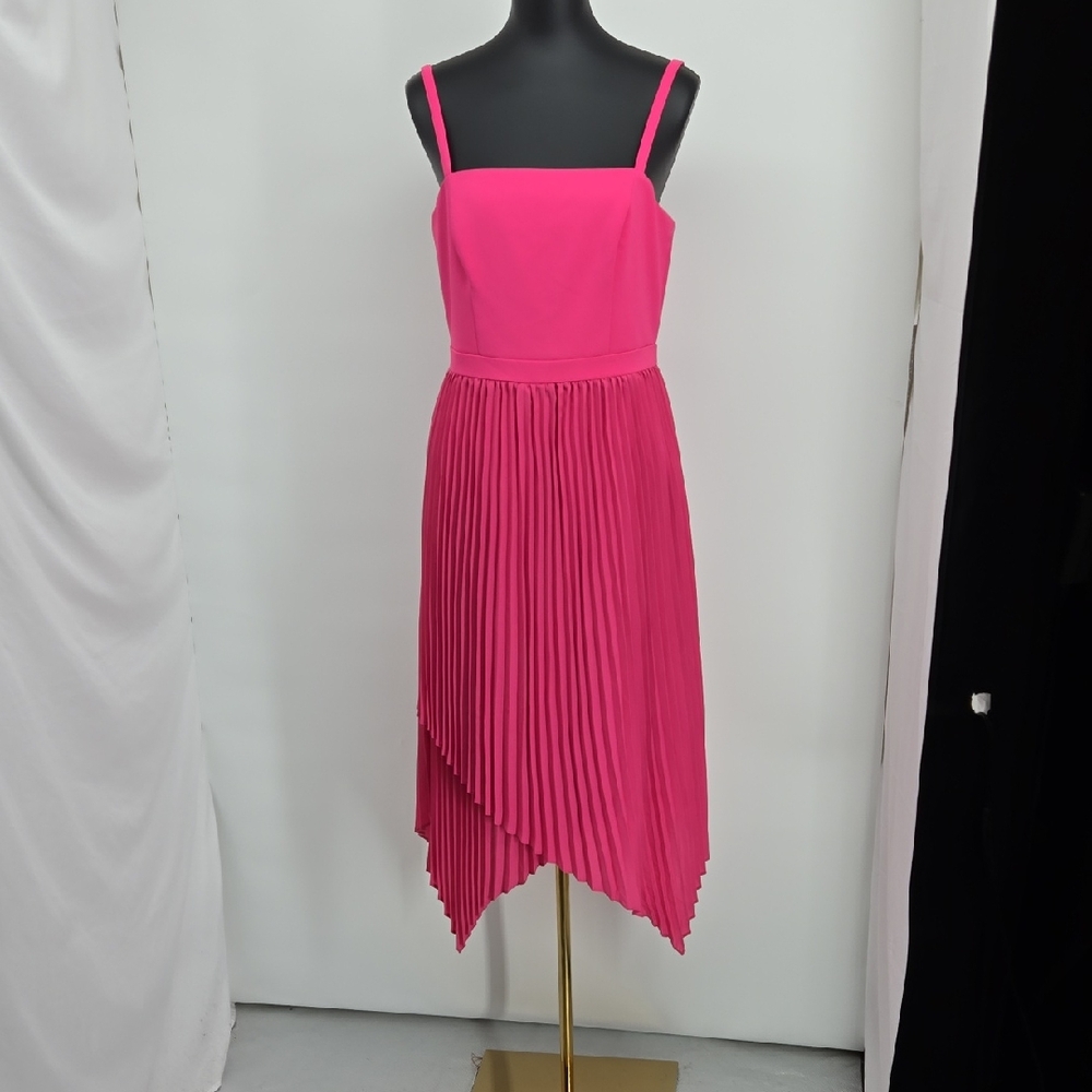 Aidan by Aidan Mattox Fuchsia Asymmetrical Dress Size 10